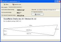 Screenshot von Grundst�cksfl�che 1.0.